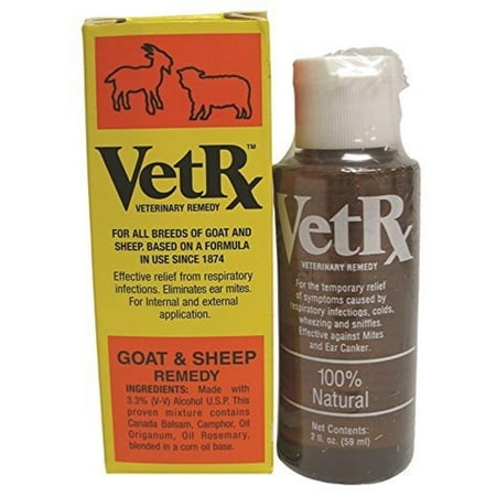 UPC: 0046938060013 | Vet Rx Sheep Goat 2oz Veterinary Remedy Colds Cough Sneeze Pneumonia Natural