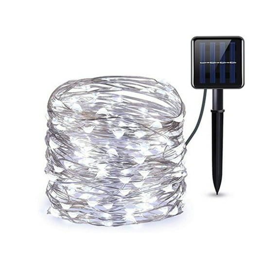 Vitdipy 200 LED Solar Fairy Lights, 65.6 Feet Outdoor String Lights with 8 Patterns