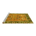 thumbnail image 2 of Ahgly Company Machine Washable Indoor Rectangle Oriental Yellow Traditional Area Rugs, 2' x 4', 2 of 4