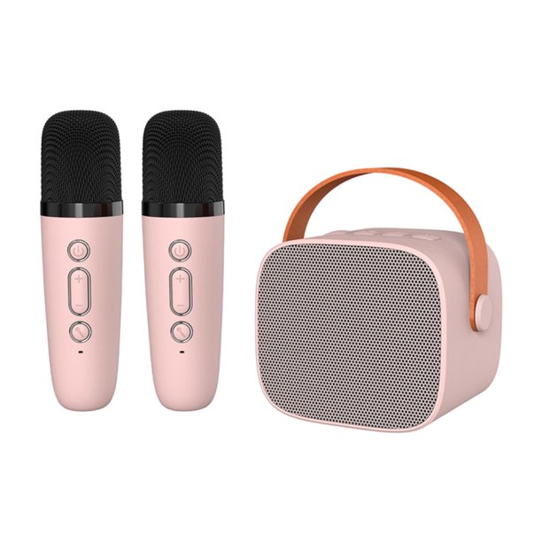Altavoz portátil,Altavoz portátil inalámbrico multifuncional para regalos,Altavoz de gran diámetro y frecuencia completa de 57 mm,Altavoz de música para fiestas de estudiantes con Rosa
