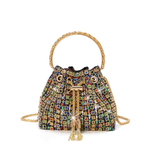 Bolso de noche Sweetovo Sweetovo con diamantes brillantes