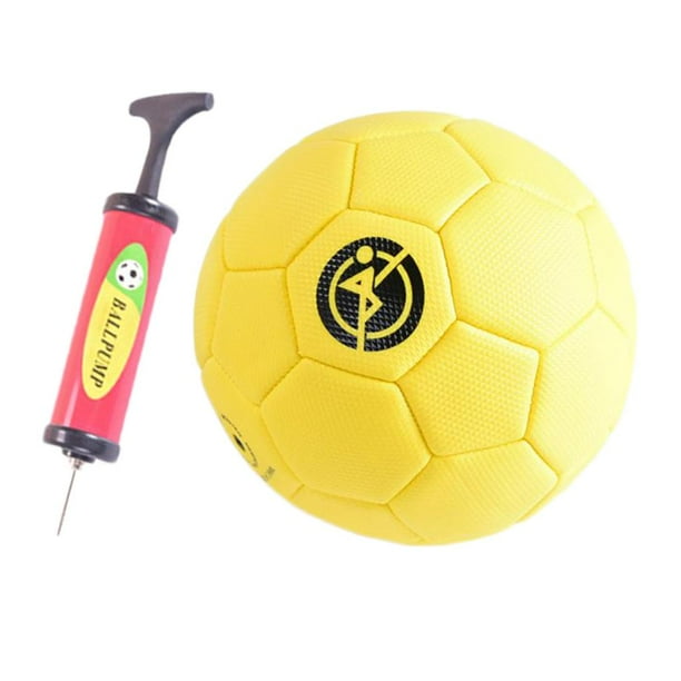 Balón de fútbol de 5,5 pulgadas, perfecto para o principiantes, juego de entrenamiento de ejercicio Amarillo Colcomx balón de fútbol tamaño 2 para niños
