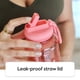 thumbnail image 3 of Botella de agua Takeya Motivational de 1 litro con tapa de pajita sin BPA, 3 of 6