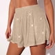 thumbnail image 2 of Pantalones de Cintura Alta de Pierna Ancha para las Mujeres Casual de Moda Patchwork Poliéster Ligero Suave Cómodo, 2 of 9