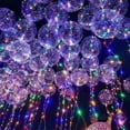thumbnail image 5 of Globo LED luminoso de 18 pulgadas, burbuja transparente, decoración para fiestas de cumpleaños, bodas, globos LED, globos Bobo navideños D25, 5 of 5