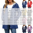 thumbnail image 3 of PBFRDSJ Womens Plus Size Rain Jacket Long Hooded Waterproof Fall Overcoat Solid Full Zip Lightweight Windproof Jacket with Pockets, 3 of 9
