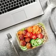 thumbnail image 3 of 24-Piece Glass Food Storage Containers with Snap Locking Lids, Glass Meal Prep Containers Set - Airtight Lunch Containers, Dishwasher and Freezer Safe, 3 of 9