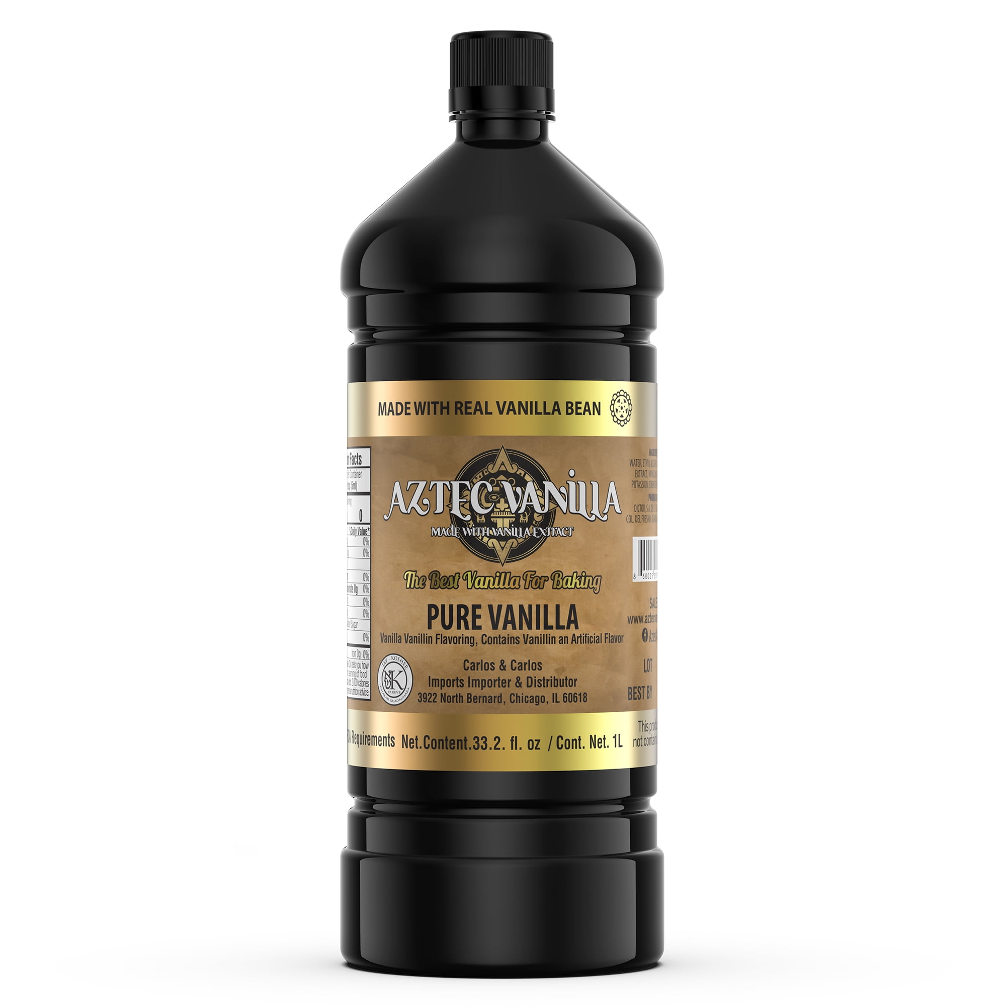 Aztec Vanilla Mexican Vanilla Extract ( 33.2 Fl. Oz. | 1 L )
