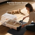 thumbnail image 2 of Stainless Steel Litter Box With Lid  Xl Extra Large Cat For Big Cats Enclosed Drawer Metal Boxs High Sided Include Scoop & Mat Front Top Entry Odor Free Non-stick, 2 of 8