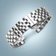 thumbnail image 2 of Correa de metal de acero inoxidable de 22 mm con extremos rectos y curvos de 18 mm, 19 mm, 21 mm, 20 mm, 22 mm y 24 mm, pulsera de metal de repuesto para hombres y mujeres, 2 of 4