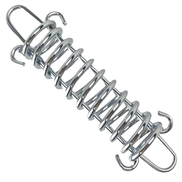 cierre de resorte de acero inoxidable, kit de fijación de vela solar, fijaciones de sombra de vela, utilizado para accesorios para acampar al aire libre 3 * 10 cm plata 2 piezas