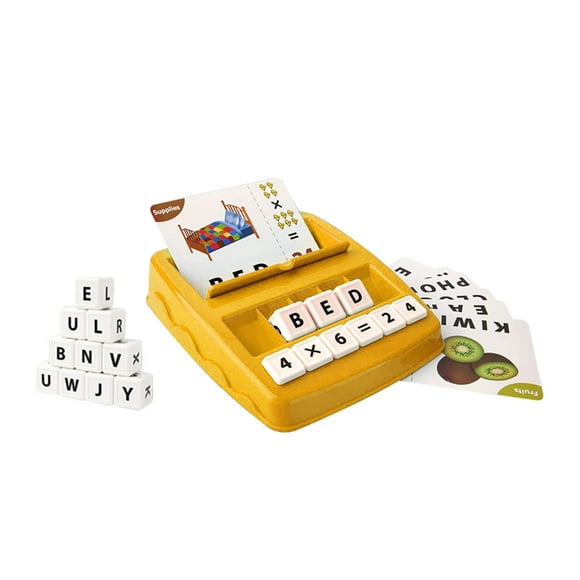 Gkeoshab Office&Craft&Stationery Reading Educational And 2 In 1 Spelling Learning Toys Flash Cards Preschool Fun Toys For Kids Ages 3-8 Home & Garden