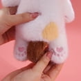 thumbnail image 3 of Big Eyed Black Plush Cat Stuffed Animal Doll - Cute Cuddle Kitten Pillow Toy Soft Plush Doll Gift, 3 of 4