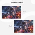 thumbnail image 4 of Placemats Set of 4 / 6, Astronaut In Cosmic Garden Placemats for Dining Table Indoor/Outdoors Heat Resistant Washable Placemats 18" x 12", 4 of 8
