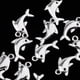 thumbnail image 4 of 40 Piezas de Delfines, de de Animales en 3D, Colgante, Suministros para Manualidades, Hallazgos para La Fabricación de Joyas D Hugo Colgante de encanto tibetano de plata, 4 of 10