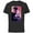Black, variant on Marvel Spider-Man: Across the Spider-Verse Eye Reflections - Short Sleeve Cotton T-Shirt for Adults - Customized-Black