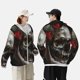 thumbnail image 4 of Balery Realistic Rose Skull Sudadera ligera de manga larga con capucha y protección solar UPF 50+ para hombre y mujer, ideal para pesca y running-3X-Large, 4 of 7
