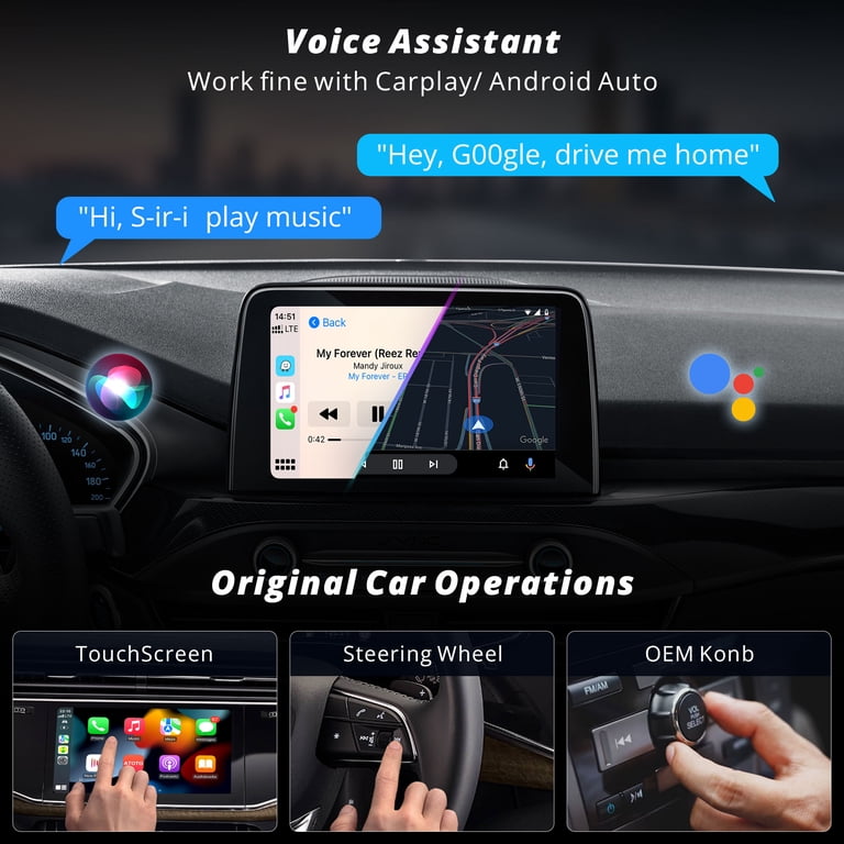 ATOTO CarPlay Ai Box Smart AI Box Adapter,Wireless Android Auto