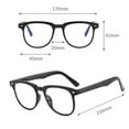 thumbnail image 6 of Naierhg Clear Lens Glasses Square Anti-radiation Portable Simple Style High Clarity Eye Protection Eyewear Retro Frame Women Computer Anti-blueray Glasses for Office, 6 of 8