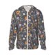 thumbnail image 1 of Fotbe Wildflowers Chaqueta con Protección Solar UPF 50+ para Hombre y Mujer, Camisa con Capucha y Bolsillos-Medium, 1 of 7
