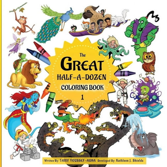 The Great Half-A-Dozen Children's Stories & Coloring Book, (Paperback)