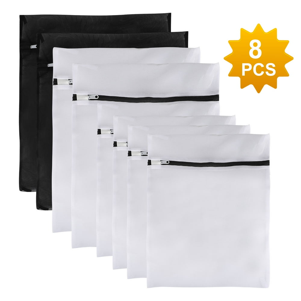 8/4 Pack Mesh Extra Large Laundry Bags, Delicates Laundry Wash Fine