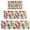 Pioneer Flower Floral-2, variant on Pioneer Flower Floral Print Pattern Kitchen Rugs Sets Of 3,Kitchen Runner Rugs Non Skid Washable,Decorative Kitchen Floor Mats for Kitchen,Sink,Laundry,17X30 Inch   17X47 Inch   17X59 Inch