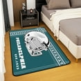thumbnail image 2 of Erosebridal Teens Ball Sport Bedroom Carpet 4'11" x 3'3", Retro Rugby Living Room Rug, American Football Decor, Non Slip, 2 of 5
