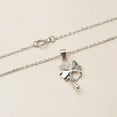 thumbnail image 5 of Birthday Gifts - Friend Gift - Birthday Gifts for Her - Best Friend Birthday Gifts - Best Friend Necklace - Sterling Silver Clover necklace, 5 of 8
