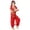 Red, variant on Children Kids Girls Summer Outfits 4 Piece Belly Dance Performance Outfit Sequin Halter Top Harem Pants with Head Scarf Stage Show Fashion Clothes,Red,9-10 Years