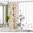 thumbnail image 4 of Ambesonne Japanese Shower Curtain, Romantic Sakura Blooms Art, 69"Wx84"L, Pale Brown, 4 of 4