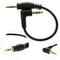 thumbnail image 3 of Audio Cable 90 Degree 3.5mm Jack Male to Male Stereo Cable for Car AUX Speaker, 3 of 8