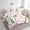 Green, variant on Penguin Bedding Comforter Sets 7pcs Pink Flower Floral Full Bedding Sets, Colorful Polka Dots Reversible Bed in a Bag Antarctic Animal Comforter Set, Cute Wildlife Bed Set