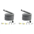 thumbnail image 1 of 2X Juego de Extensión de Manguera de Desagüe Manguera de Lavadora Universal 1,5M, Incluye Conector de Manguera Soporte Y Abrazaderas de Manguera Mangueras de Drenaje, 1 of 5