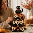 thumbnail image 2 of Bsirktail Halloween Craft Kit, Fabric Halloween Tree Craft Kit, 3D Fabric Decoration Project for Adults and Beginners, Creative Tabletop Home Decor DIY Activity for Mantel Shelf Party Display (A), 2 of 6