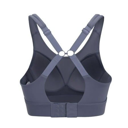

CLZOUD Everyday Bras for Women X-Back Wireless Support Bralette Workout Yoga Bra Top Vest Breathable Padded Wearing Sports Underwear U Back Lifting Bra Blue L