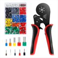 thumbnail image 1 of Kit de Herramientas para Engarzar Férulas, Juego de Alicates para Engarzar Cables con 1200 Conectores de Engarzado de Terminales, 0,08-16 Mm², Autoajustable, 1 of 5
