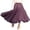 Purple, variant on Lnzyyephy Women Mesh Skirt Solid Multilayer Pleated High Waist Lace Long Tulle Skirts for Wedding Party
