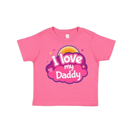 

Inktastic I Love My Daddy Girls Gift Toddler Toddler Girl T-Shirt