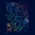thumbnail image 2 of Boys Minecraft Rainbow Characters Lines T Shirt, 2 of 5