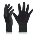 thumbnail image 1 of Guantes de trabajo DEX FIT Nitrile FN330, 3 pares, negros, talla M (8), 1 of 6