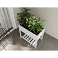 thumbnail image 2 of Classic 33" L x 19" W x 33" H Vinyl Elevated Garden, White, 2 of 10