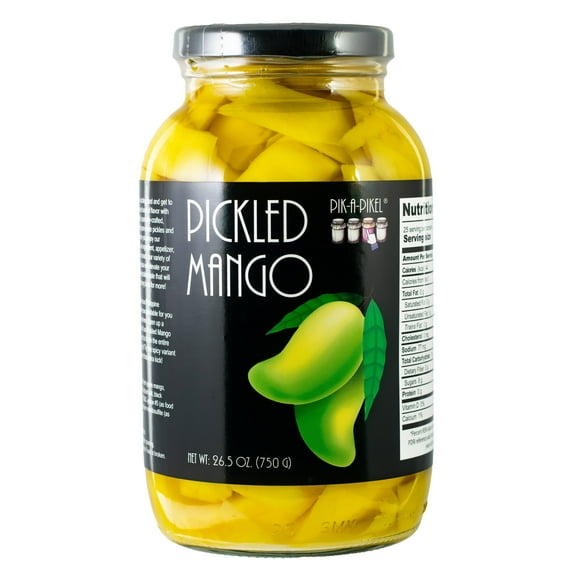 Pik-A-Pikel Pickled Mango Flavor Made from Green Fresh Mango, Product of the Philippines (Original 26.5-Ounce Jar)