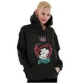 thumbnail image 5 of Betty Boop Rebel Girl Power Cartoon Hoodie Sweatshirt Women Brisco Brands L, 5 of 6