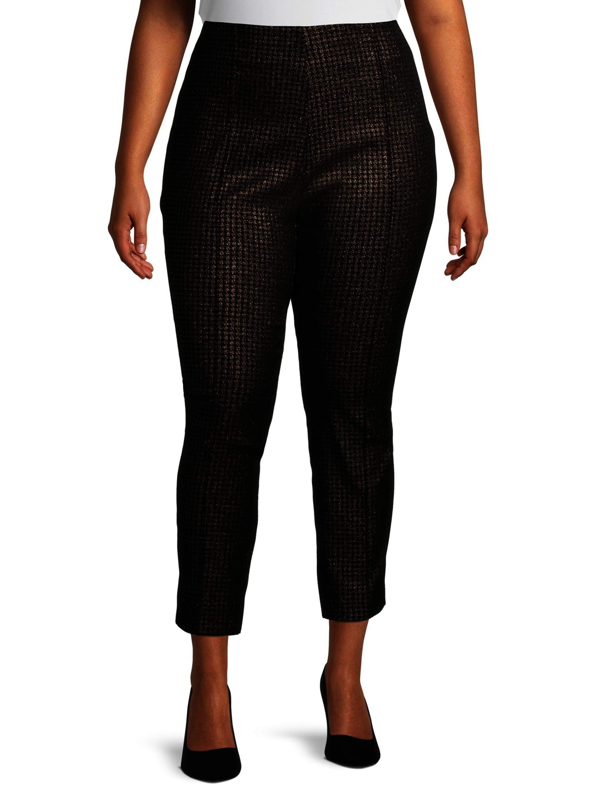 plus size skinny leg dress pants