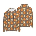 thumbnail image 6 of Bingfone Squirrel And Maple Leaves Men's Drawstring Hoodie Long Sleeve Pocket Sweatshirts-Large, 6 of 6