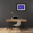 thumbnail image 3 of Jenny Rainbow Fine Art 24x17 Black Ornate Wood Framed with Double Matting Museum Art Print Titled - Blue Bells Carpet at Amsterdam Floral Market, 3 of 4