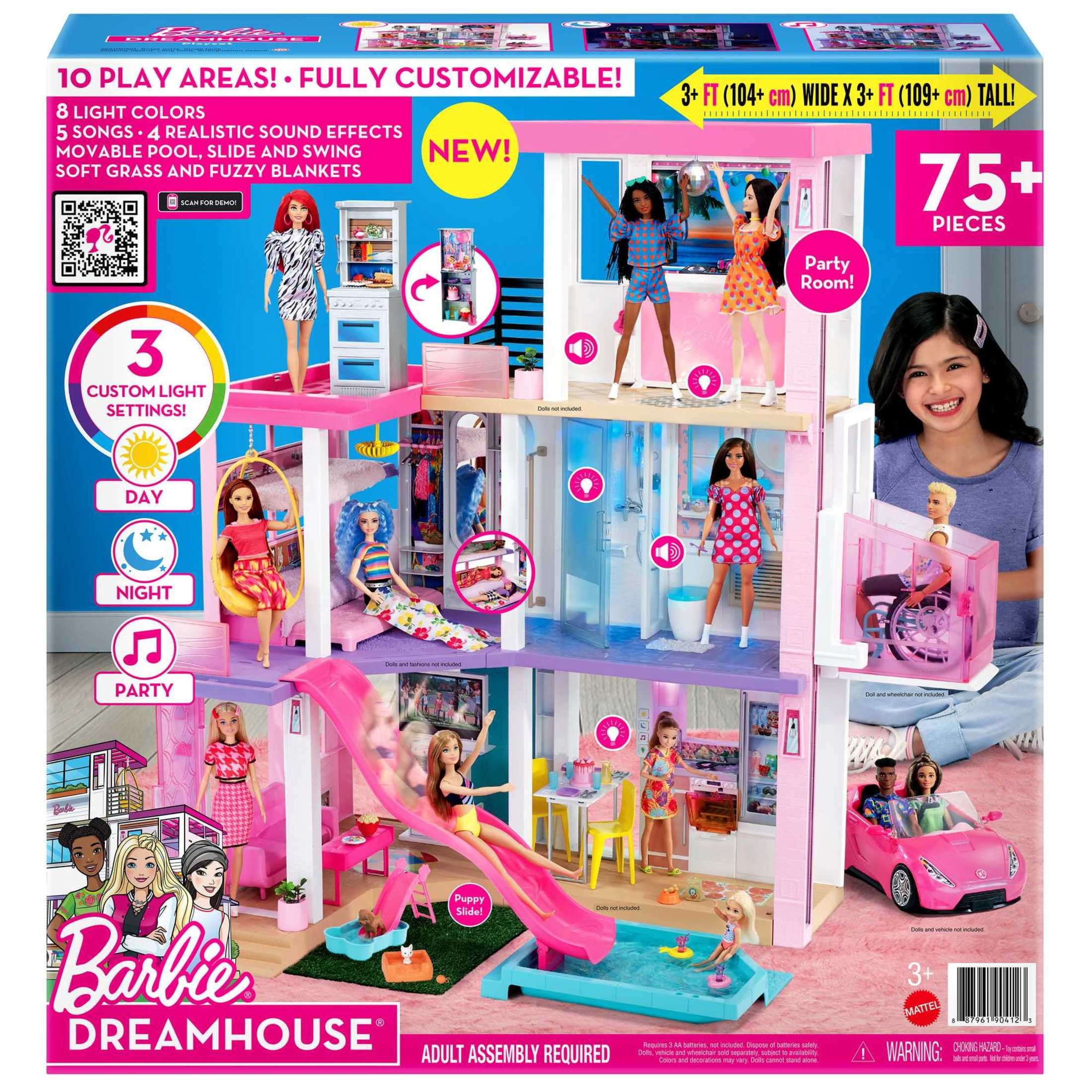 Barbie DreamHouse Playset with 10 Play Areas 75 Denmark Ubuy