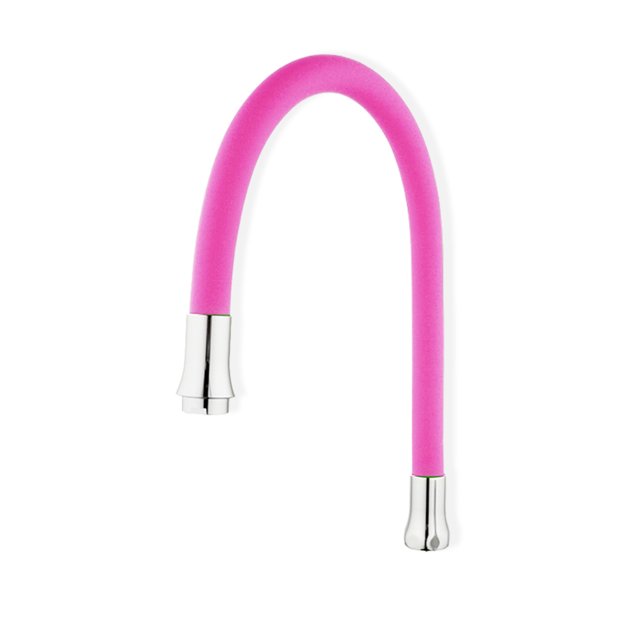 Advancent Grifo para fregadero de cocina, Gel de sílice, rotación en cualquier dirección, mezclador de agua duradero en frío y caliente, equipo de Juegos de accesorios de baño rosa Advancent HA012466-02B