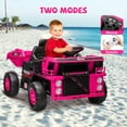 thumbnail image 6 of WildBreak 12V Ride on Dump Truck, Construction Vehicles Tractor, Electric Car Ride on Toys, Pink, 6 of 6